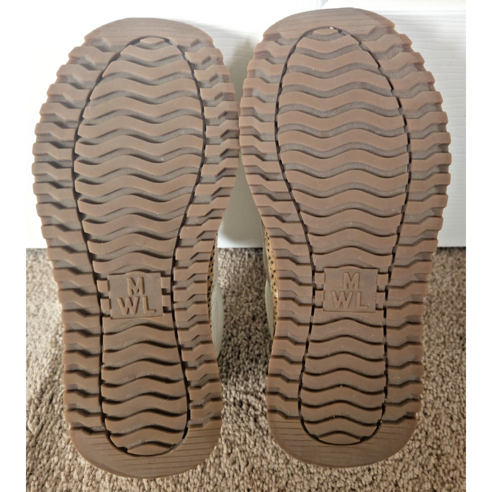 Madewell Kickoff Trainer Sneakers Leather and Spot Dot Calf Hair Women 6.5M - Picture 7 of 11